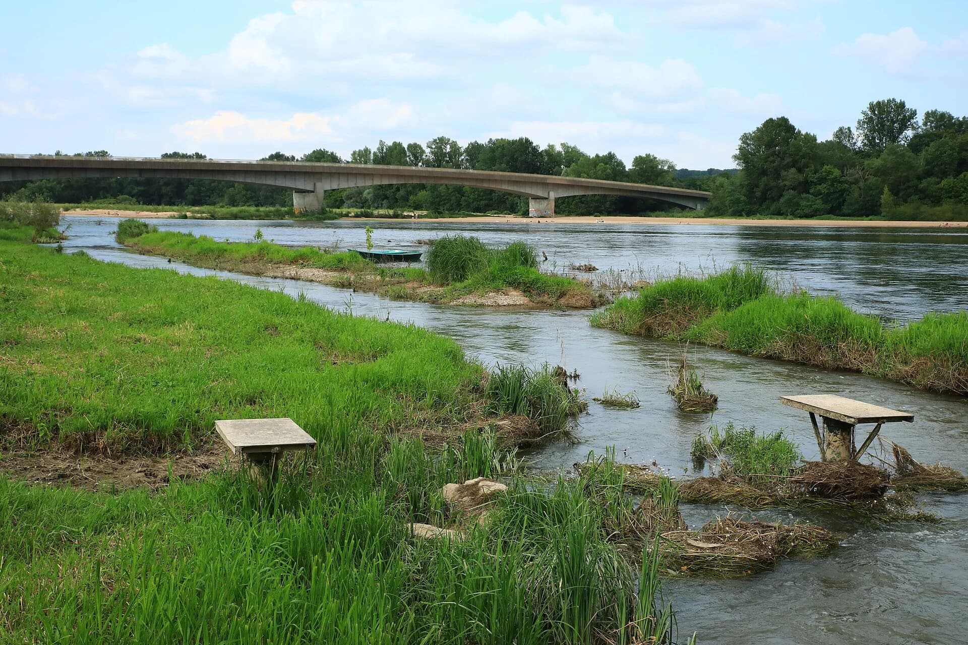 La Loire au pont de Saint-Satur